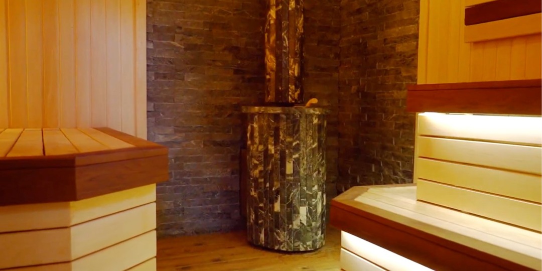 Баня из СИП-панелей: проект Катарина с сауной и хамамом