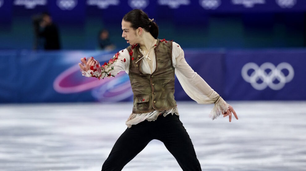    Петр Гуменник на Олимпиаде-2026 в Милане. Фото: REUTERS