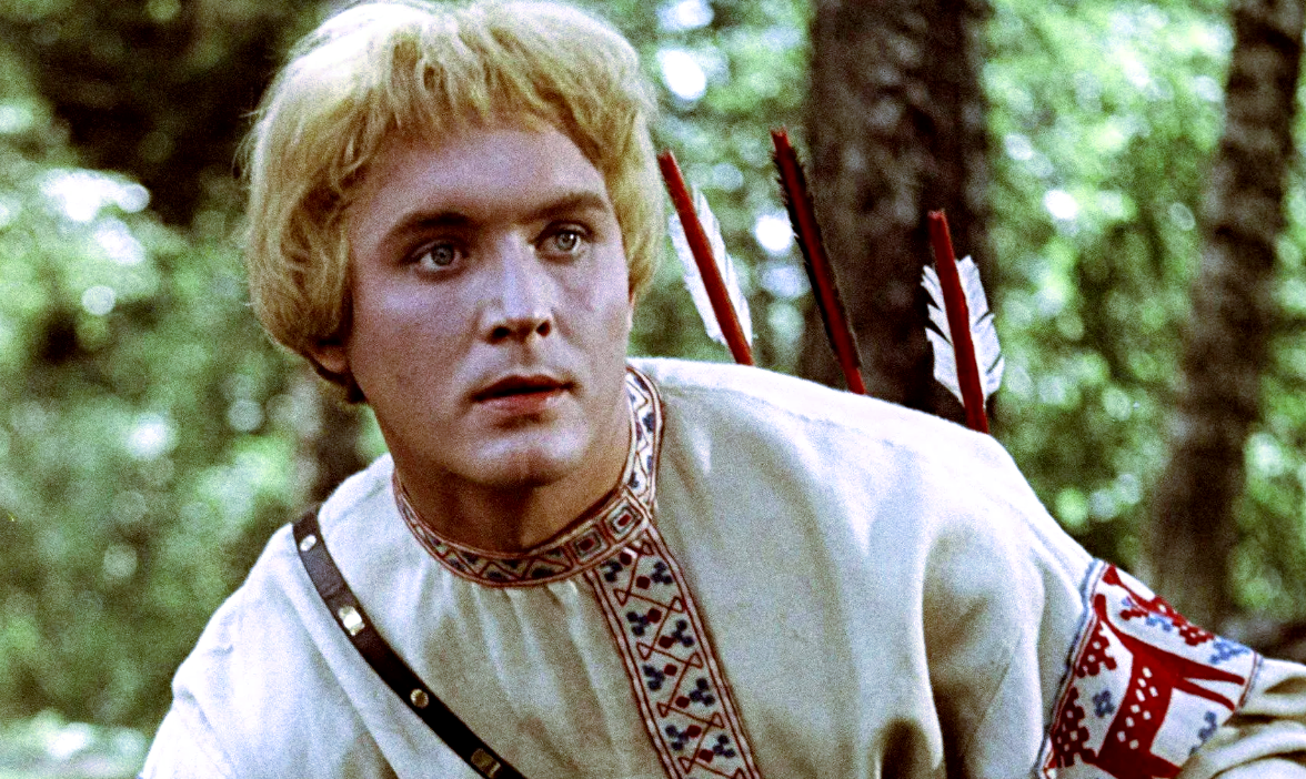 Кадр из советской комедии "Морозко" (1964).