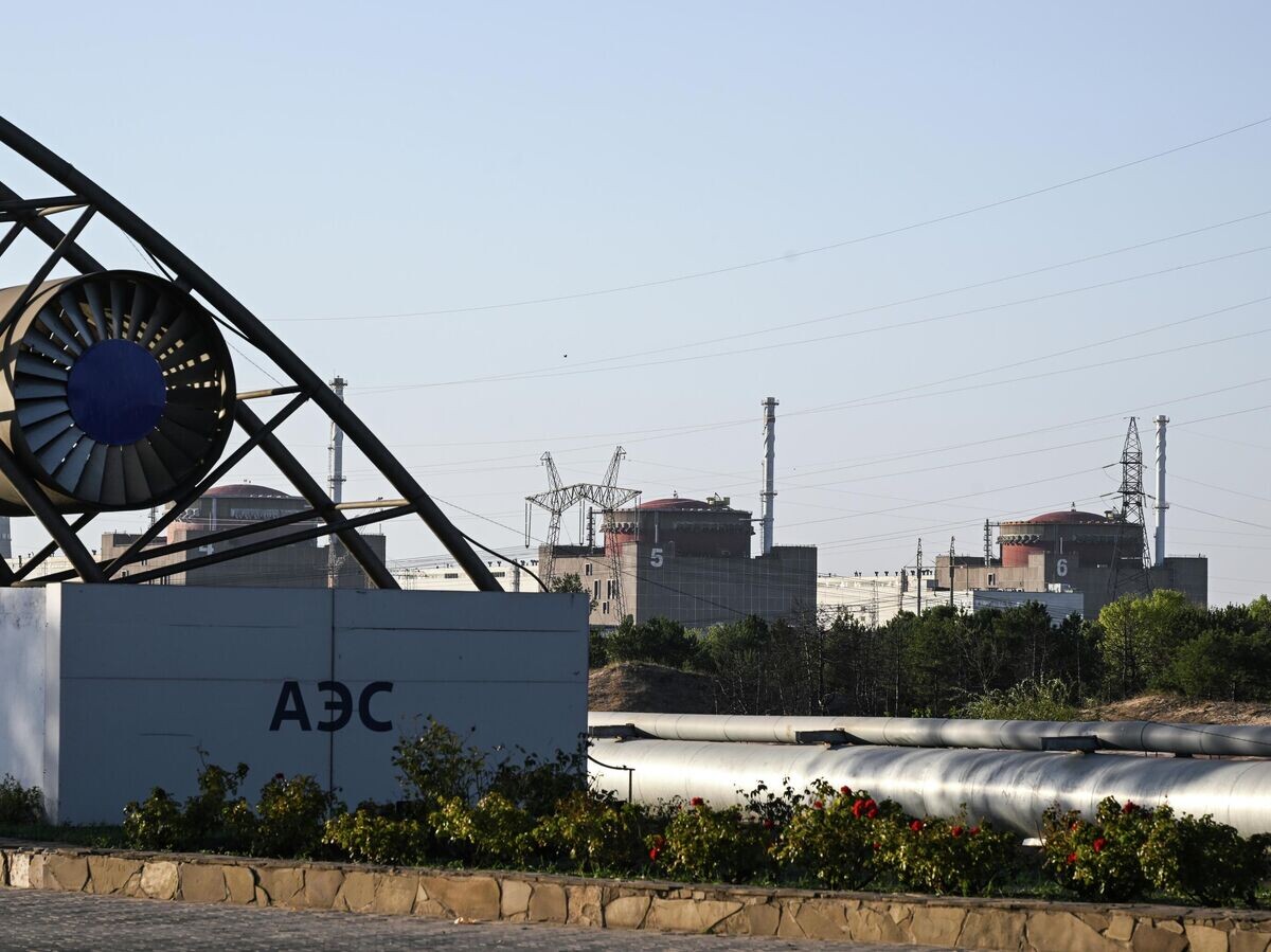    Вид на энергоблоки Запорожской АЭС в Энергодаре | © РИА Новости / Константин Михальчевский