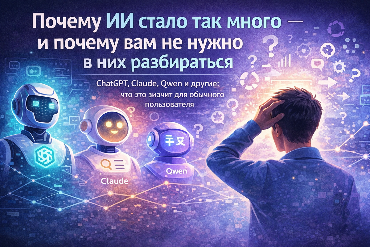 ChatGPT, Claude, Qwen и другие: что это значит для обычного пользователя
