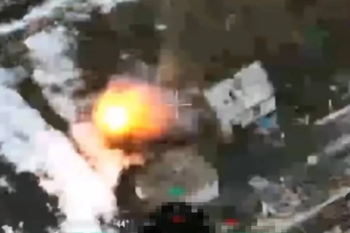    Боевая работа дроноводов ВС РФ по правому берегу Днепра.