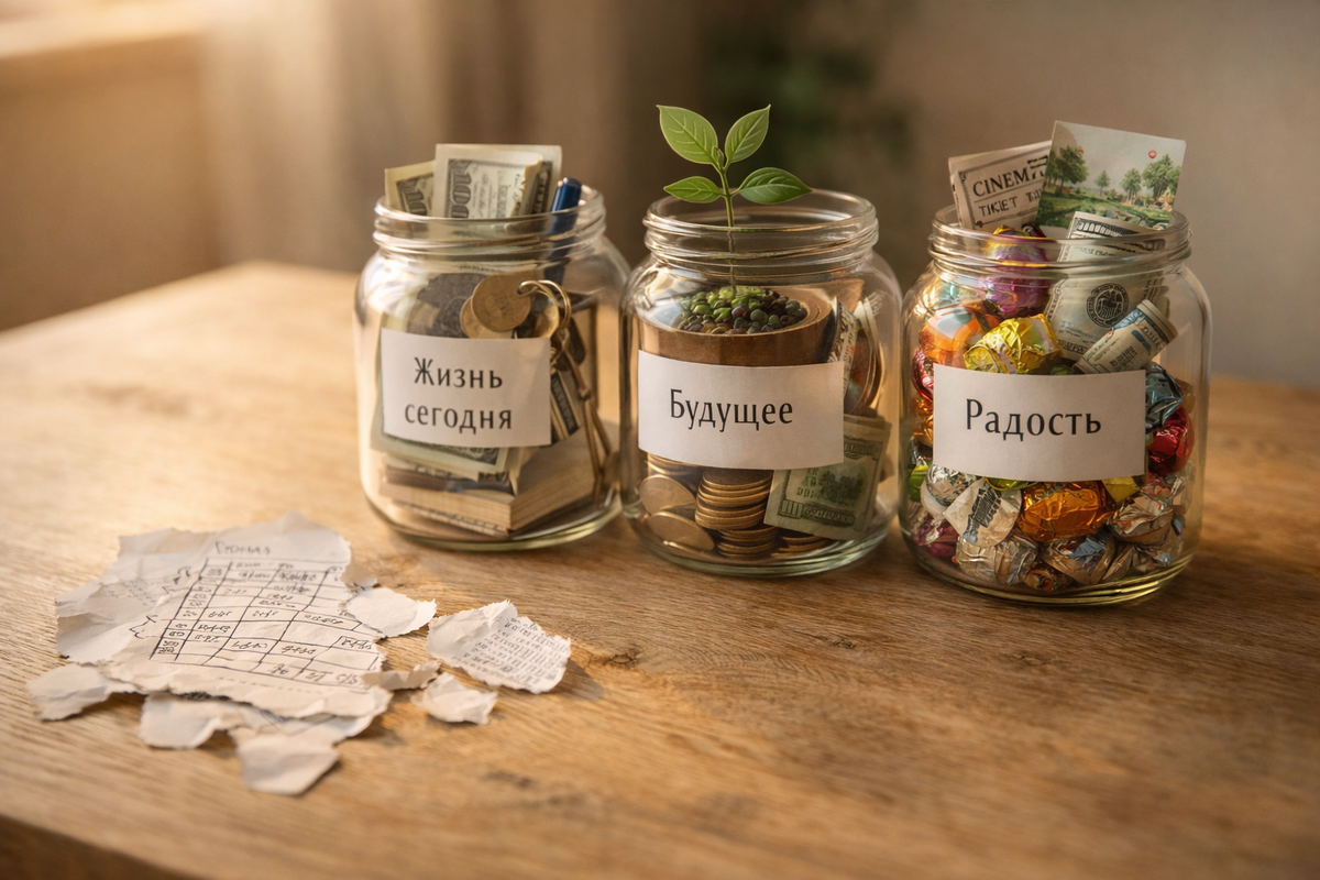 Три банки с планами на жизнь
