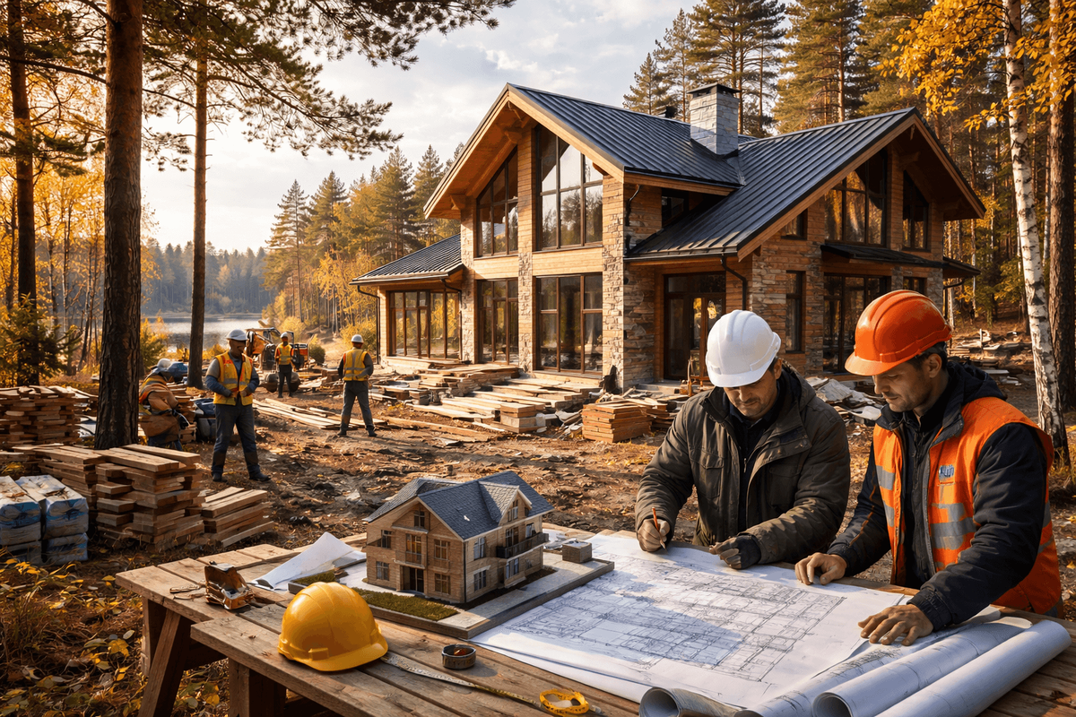     проект дома ПМЖ, интерьер одноэтажного дома