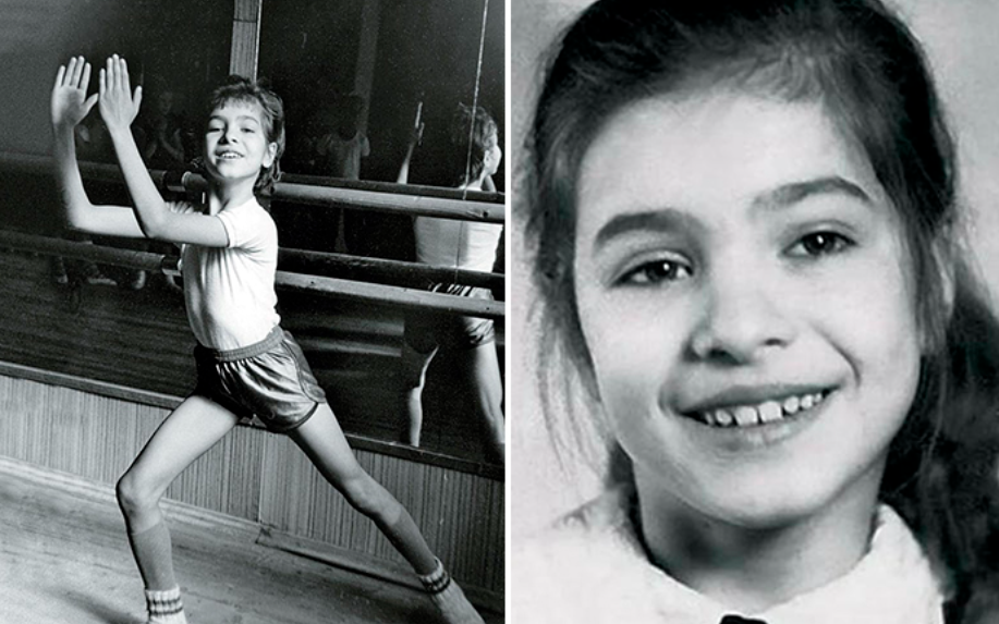 Елена Подкаминская в детстве