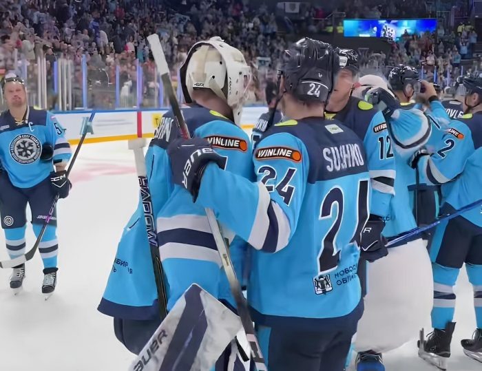 Скриншот видео тг-канала ХК «Сибирь».