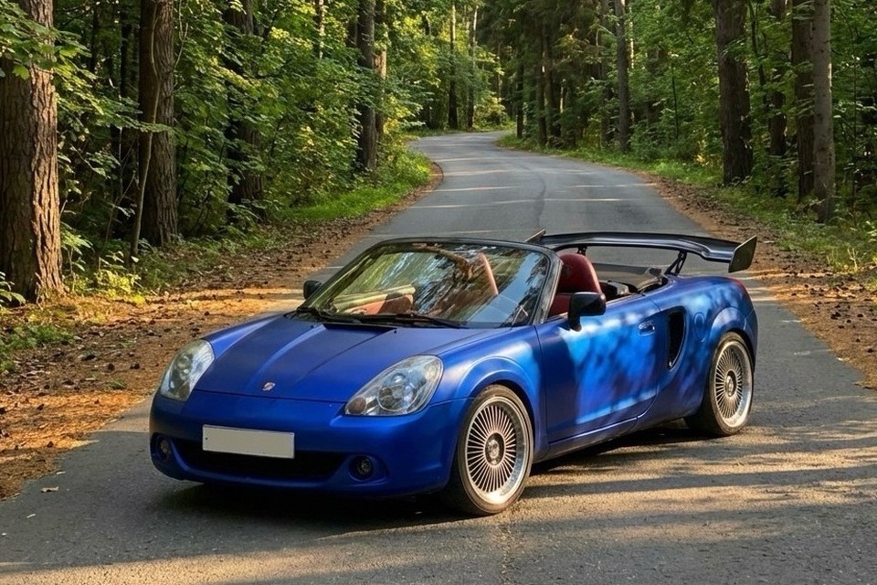    Салон автомобиля полностью обтянут натуральной бардовой кожей. Фото: Анна ШВЕЦОВА / Нейросеть