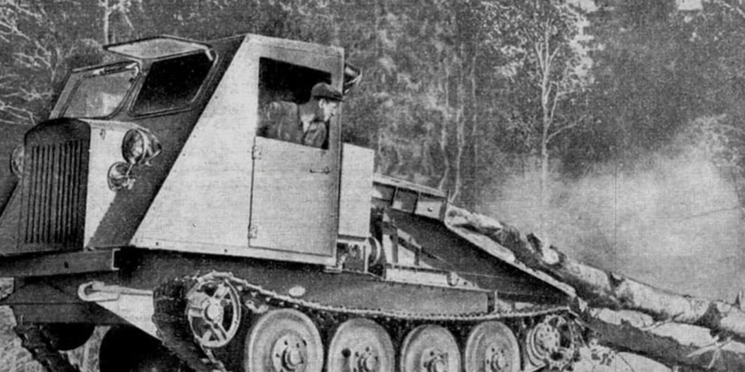 КТ-12: Первый в мире специализированный трелевочный трактор - как СССР покорил лесные просторы