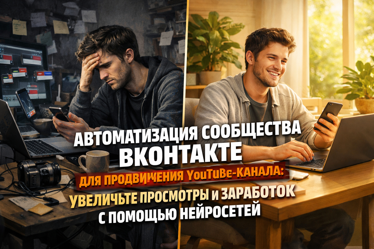    Хотите увеличить количество подписчиков и просмотров на вашем YouTube канале? Узнайте, как автоматизация ВКонтакте и работа с подписчиками помогут вам в заработке! Артём Качанов