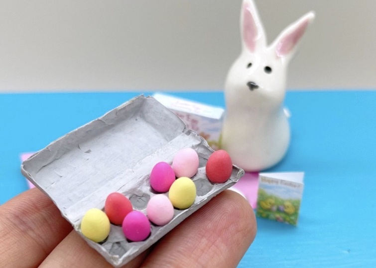 Как сделать миниатюрную упаковку для яиц. Мастер-класс