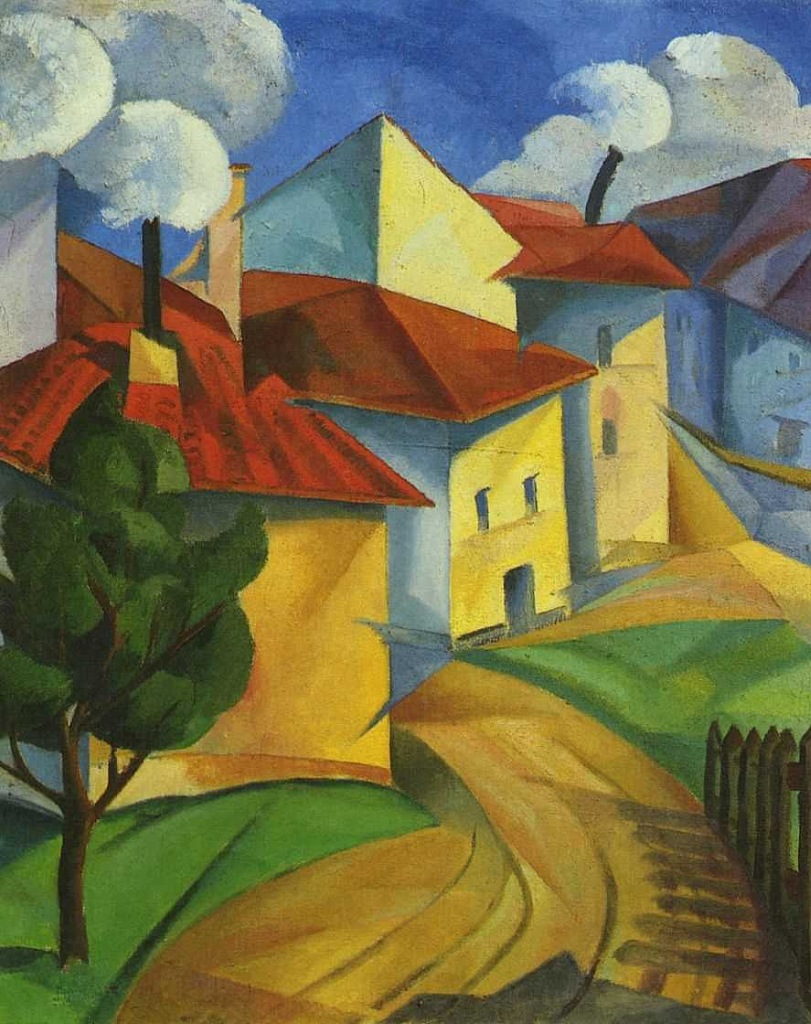 Д.П. Штеренберг. Предместье Парижа. 1909.