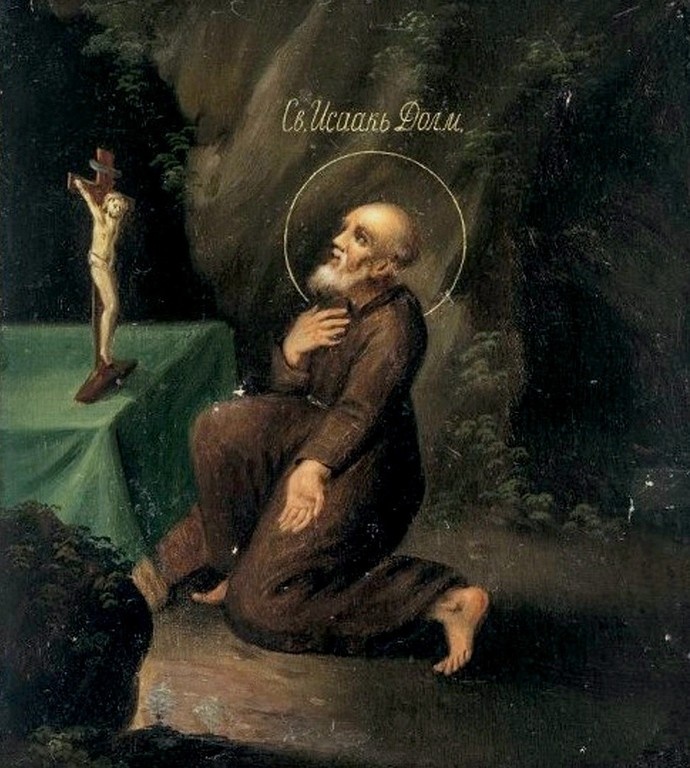 Преподобный Исаакий Далматский. 19 в.