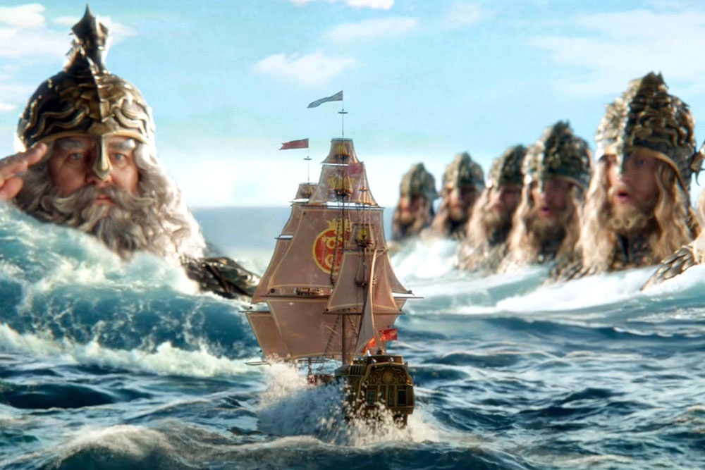    Так выглядят всем известные тридцать три богатыря во главе с дядькой Черномором в новой "Сказке о царе Салтане". / Предоставлено "Атмосфера кино"