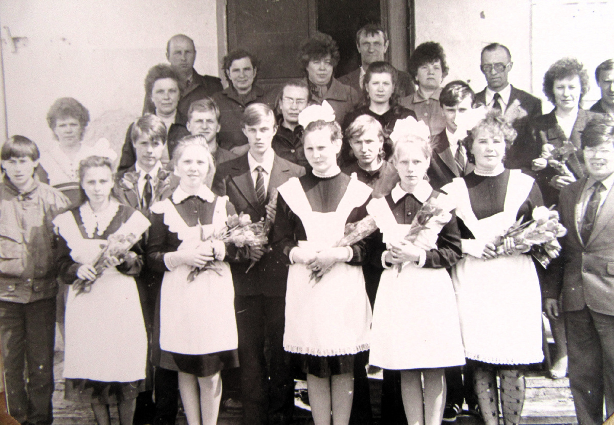 Выпуск Бобинской средней школы 1990г.