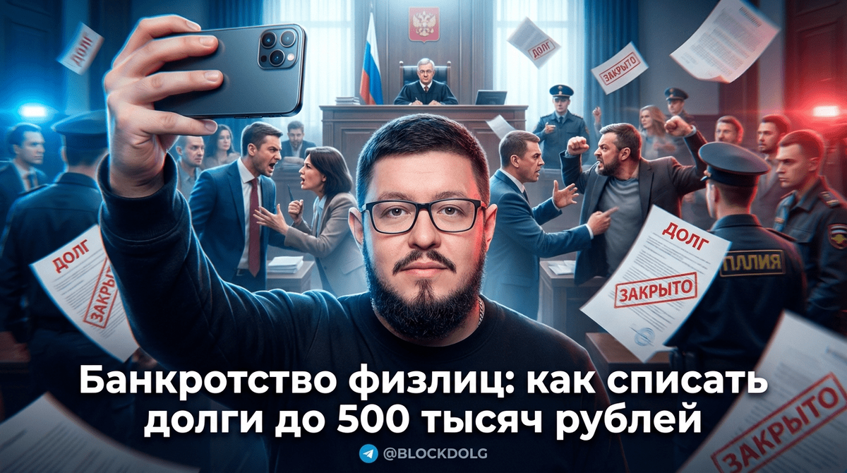    Упрощенная схема списания долгов для физических лиц до 500 тысяч рублей Максим