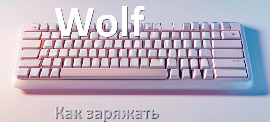 
Как зарядить беспроводную клавиатуру Wolf по USB от ноутбука и компьютера