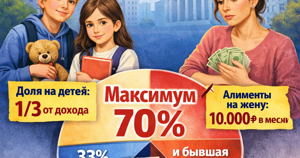Как делить алименты, если дети от разных браков или нужно платить матери ребенка. Расчет долей по закону.