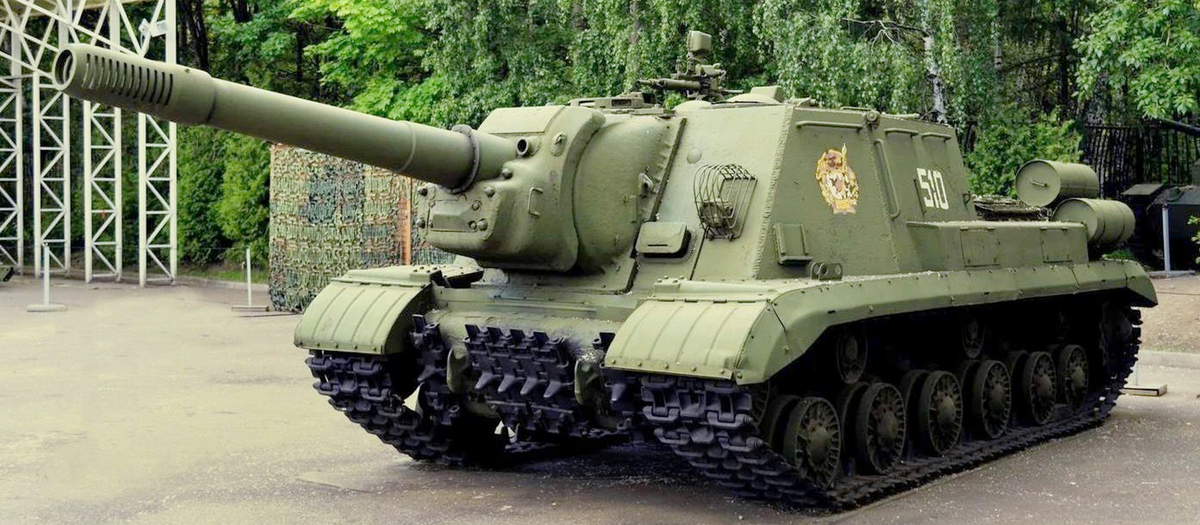 Немец крестился, когда видел в триплекс ИСУ-152. Советский истребитель танков