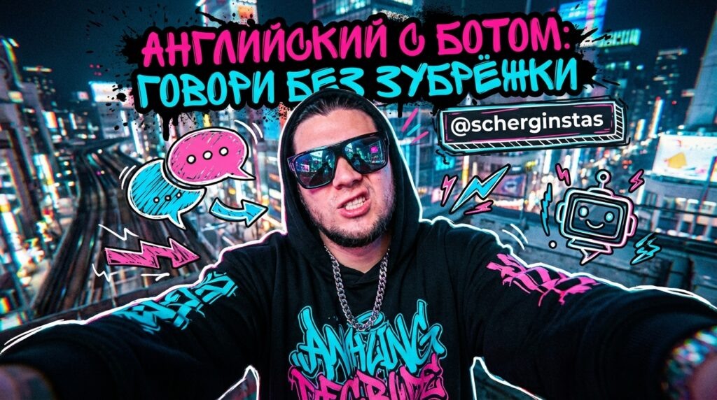    Как улучшить разговорные навыки английского с помощью чат-бота schergin