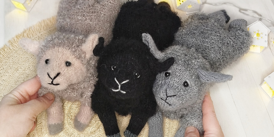 МК Овечка Долли спицами!