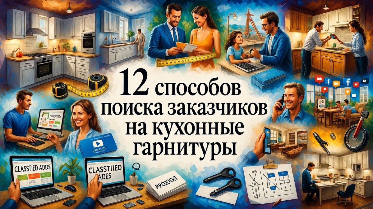 Способы поиска заказчиков на кухни