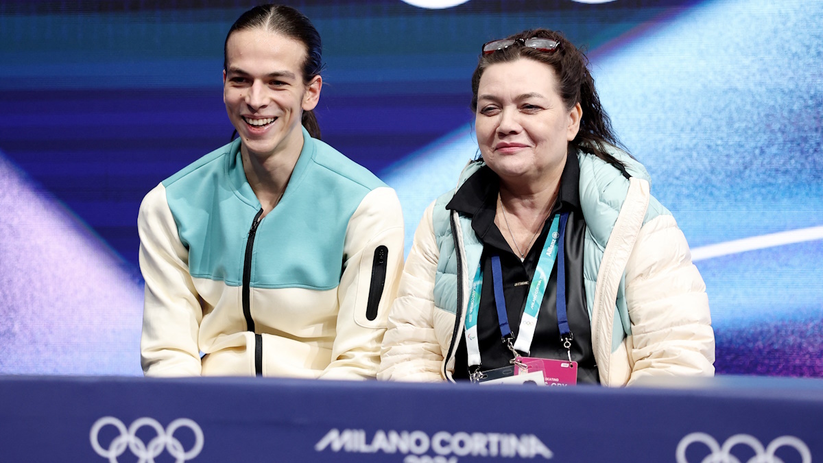    Петр Гуменник на Олимпиаде-2026 в Милане. Фото: REUTERS