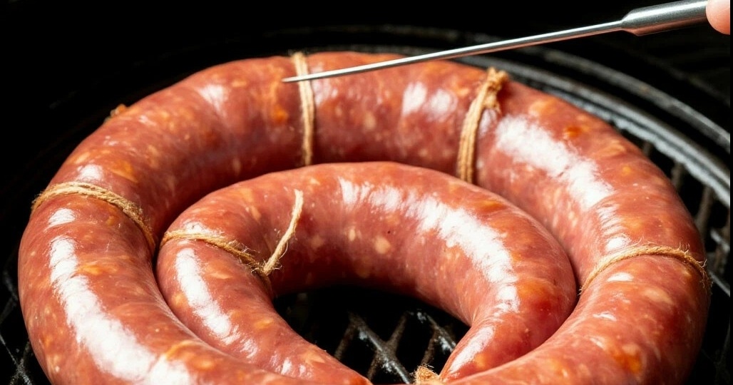 Как приготовить домашнюю колбасу в аэрогриле, пошаговый рецепт с фото.
