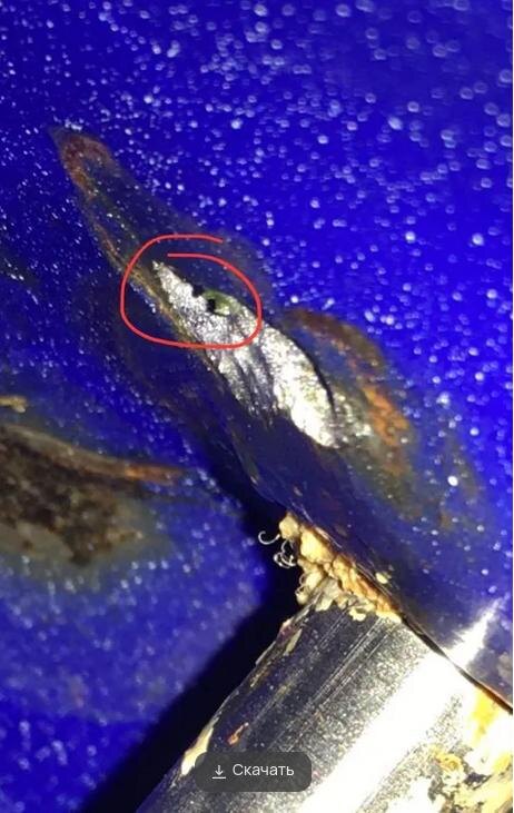 А вот и причина течи бака у купленного с рук тэна. Листаем