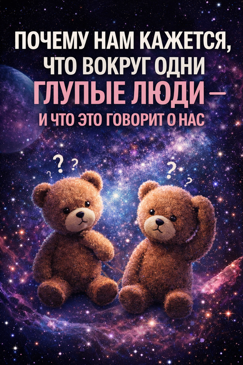Почему нам кажется, что вокруг одни глупые люди — и что это говорит о нас