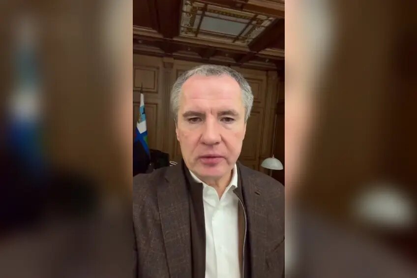    Вячеслав Гладков. Фото: кадр видео из тг-канала «Настоящий Гладков»