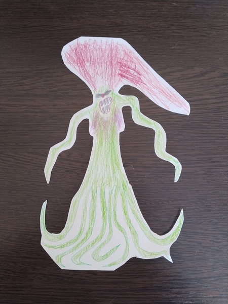 Это папа рисовал по техзаданию сына. ГУГА гага(погуглите, это мем)