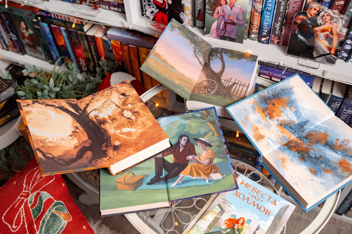 Форзацы представленных книг. 