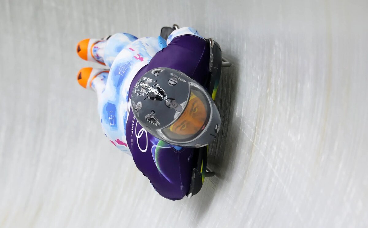    Украинский скелетонист Владислав Гераскевич Фото: Getty Images Руслан Титов