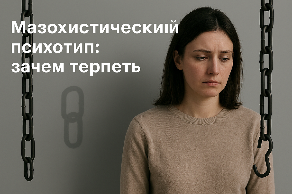 В статье речь пойдет о моральном или социальном мазохизме