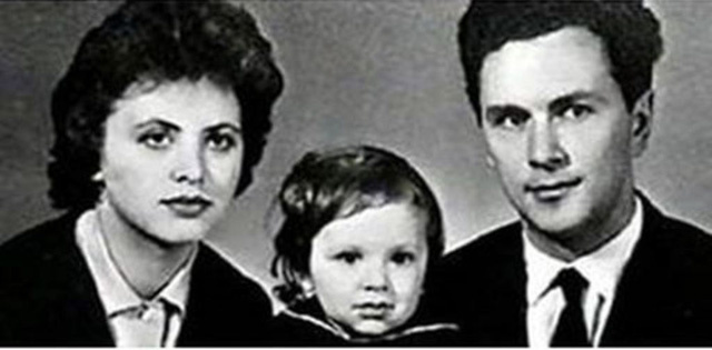 Валерий Саблин с семьей