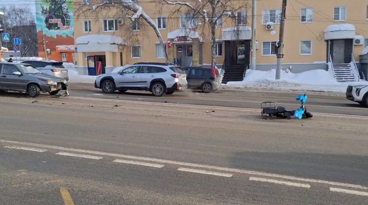    Водителя электровелосипеда госпитализировали в больницу