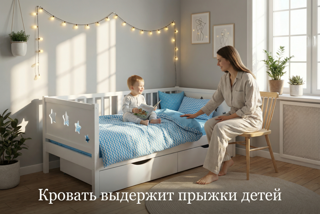    Модели из массива или металла лучше всего выдерживают нагрузки активных игр. ecomebel