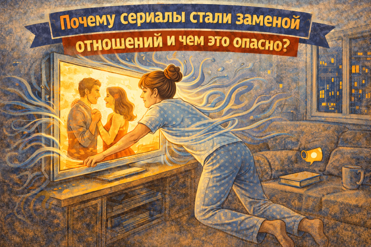 Почему сериалы стали заменой отношений и чем это опасно?