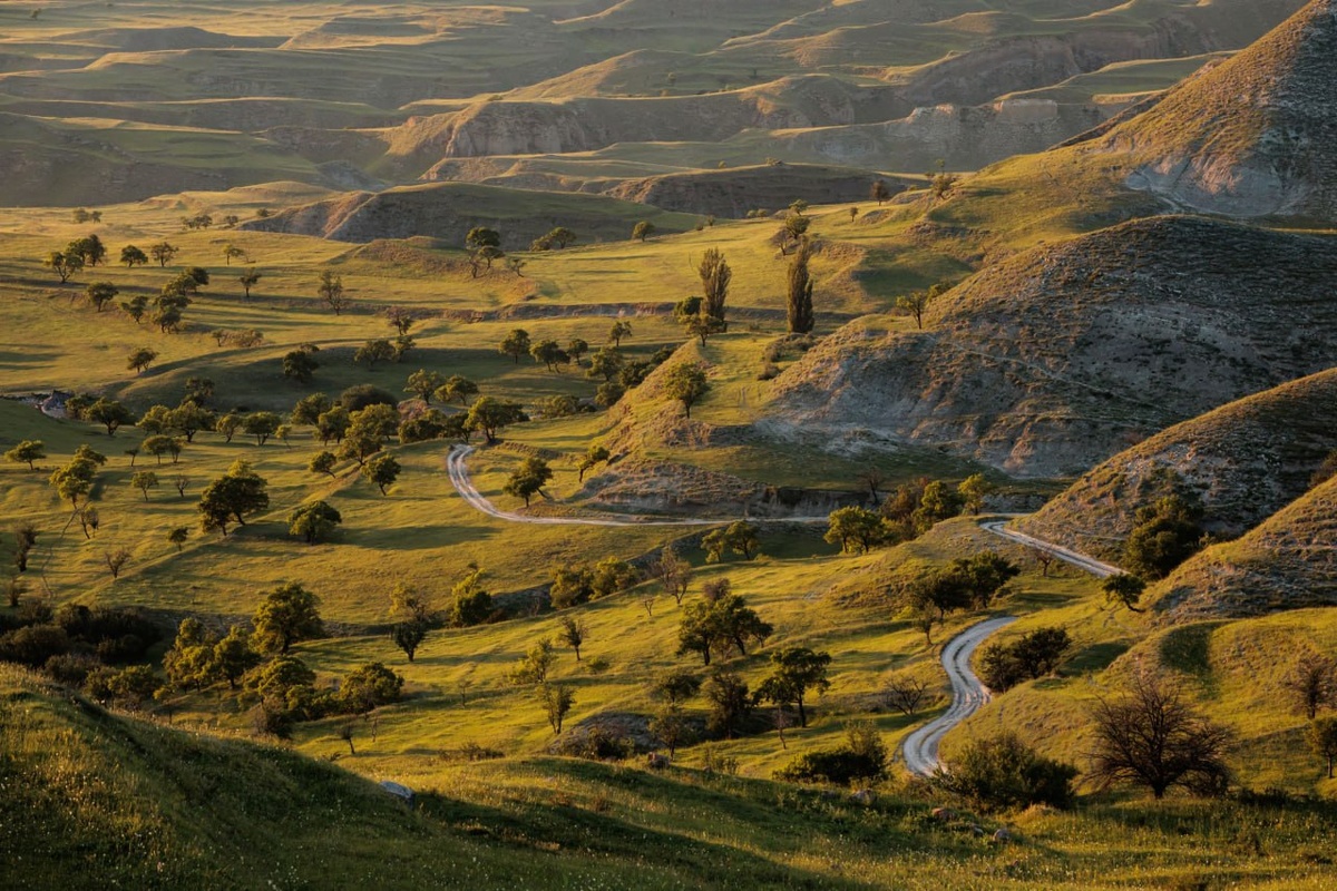 Долина с.Кудали на закате