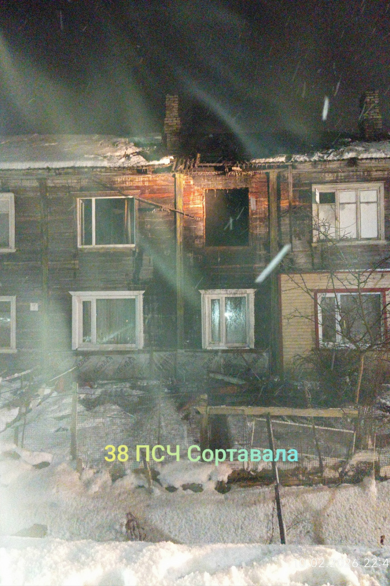    Власти помогут погорельцам из Сортавальского округа38 пожарно-спасательная часть г. Сортавала / VK
