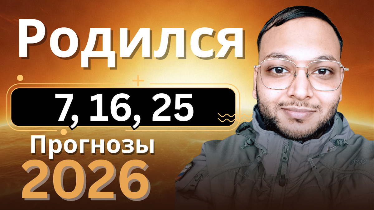 Родились ли вы 7-го, 16-го или 25-го? Проверьте свои прогнозы на 2026 год