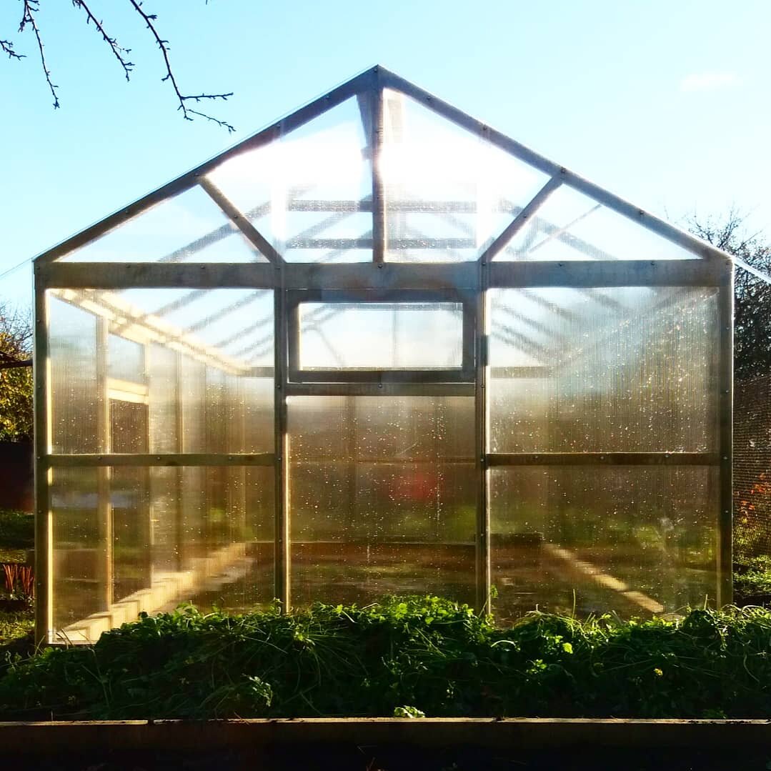 Фото автора. Новая теплица.