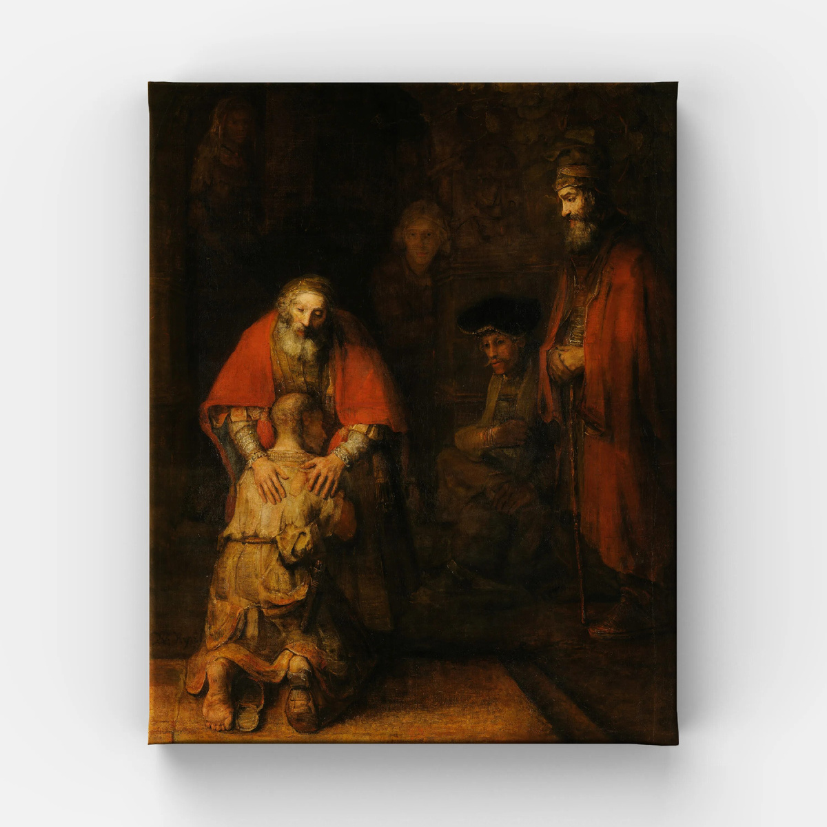 Рембрандт. "Возвращение блудного сына" (1666-1669гг)