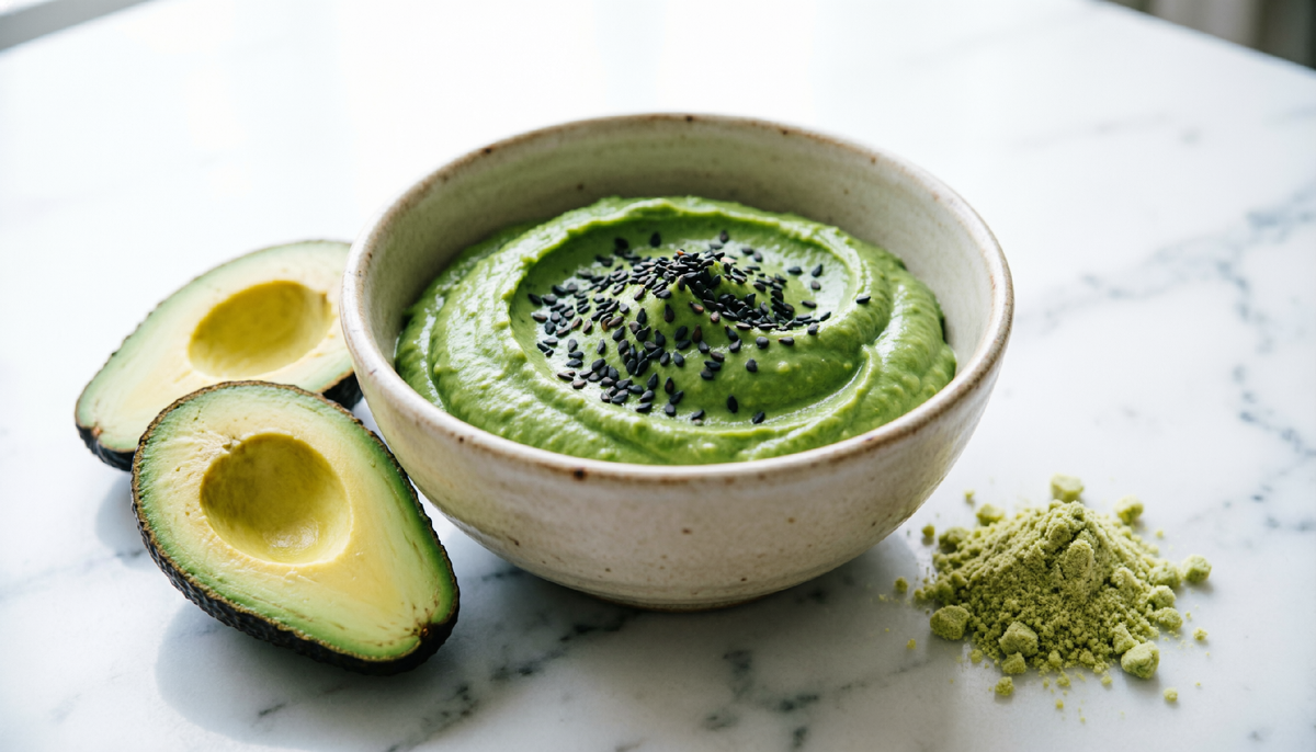 Паста из васаби и авокадо