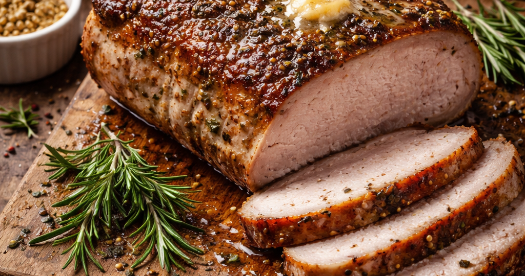 Карбонад в духовке который всегда получается сочным благодаря правильной температуре