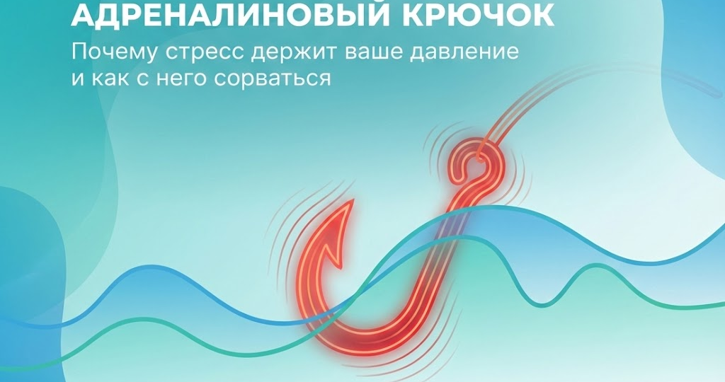 «Адреналиновый крючок»: почему стресс держит ваше давление и как с него сорваться