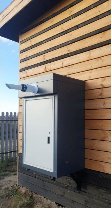 Котёл на улице