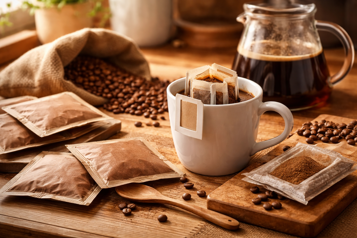 кофе в пакетиках
