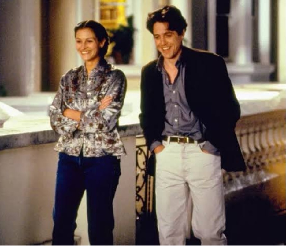 Джулия Робертс и Хью Грант в фильме "Ноттинг-Хилл". Материал: vogue ua.