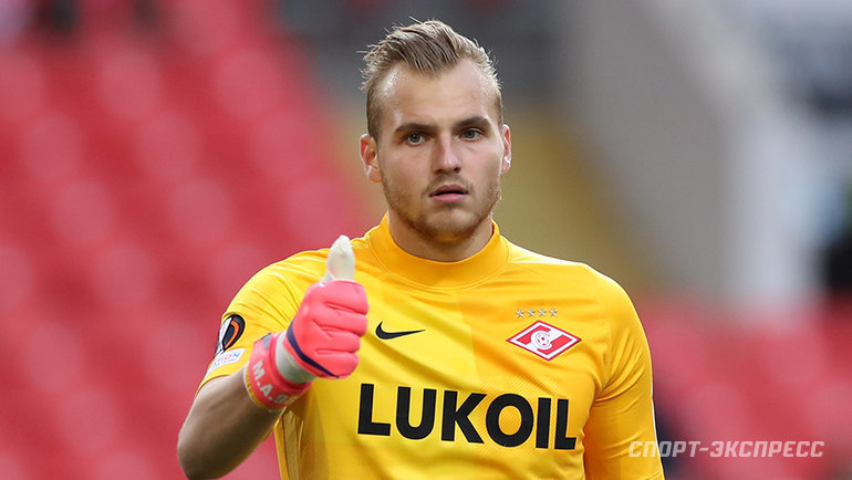 Голкипер московскго футбольного клуба "Спартак" Александр Максименко. Фото из интернета.